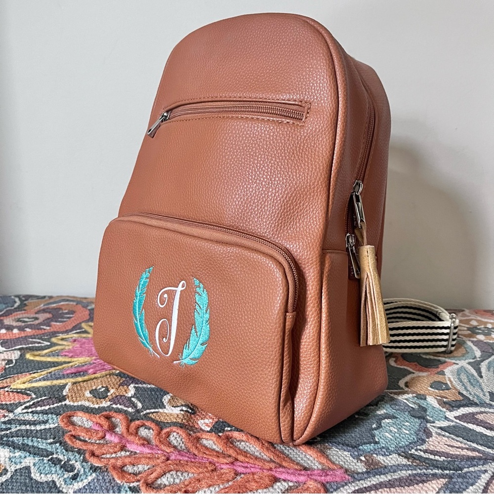 Small Monogrammed backpack